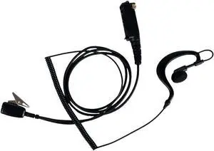 G Shape Headset Earpiece with PTT Mic for Sepura STP8000 STP8030 STP8035 STP8038 Two Way Radio Walkie Talkie