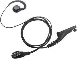 C Shape Swivel Earpiece Headset Mic PTT for Motorola MTP850 XPR 6550 7380 7350 7580 APX 6000 4000 8000 XiR-P8200 XiR-P8268 Walkie Talkie 2 Way Radio