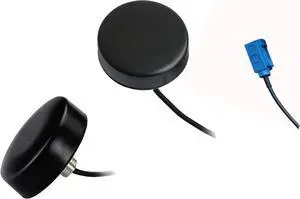 MASWELL GPS Active Antenna fakra Connector Cylinder Screw Mount Fakra C Connector Signal Blue with Center Frequency 1575.42±3MHz Antenna
