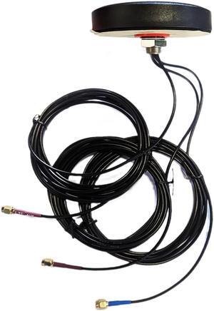 Maswell GPS+ LTE/4G Cellular MIMO Combination Antenna for GPS 1.575GHz, LTE 829MHz, 2.2GHz, 4G 829MHz, 2.2GHz Antenna