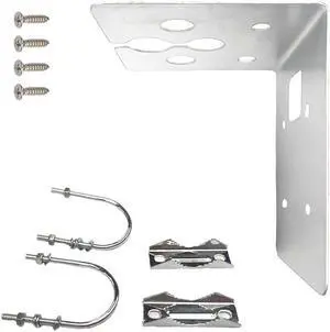 Maswell L Plate Antenna Mount Multiple Fit Screw and U Bolt Mount