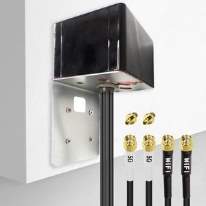 Maswell 5G Combination Antenna 2X2 MIMO 5G, 2X2 MIMO WiFi 7 L Bracket Mount Version