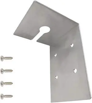Maswell L Bracket Antenna Mount, Stainless Steel Clamp Car Ham Radio Antenna Mount, for Vehicle-Mounted Radio Antenna