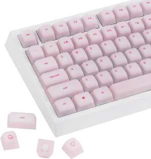 EPOMAKER AegisSil Keycap Set, Silicone Material, Cherry Profile, 113 Keys, 65%/75%/Full Size, Custom Keyboard Keycaps Set for Cherry MX, Kailh, Outemu, Gateron Mechanical Gaming Keyboard (Pink) EPOMAKER AegisSil Keycap Set, Silicone Material, Cherry Profile, 113 Keys, 65%/75%/Full Size, Custom Keyboard Keycaps Set for Cherry MX, Kailh, Outemu, Gateron Mechanical Gaming Keyboard (Pink)
