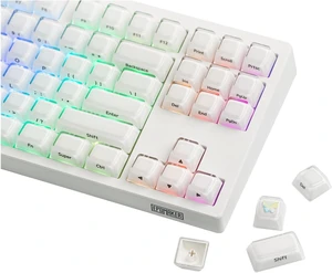 EPOMAKER Lusterfly Jelly Keycaps Set - 123 Keys Double-Shot Laser Engraved MDA Profile, ABS+PC, Non-Shine-Through, MX-Compatible for 61/68/84/87/98/100/104-Key Mechanical Keyboard (White) EPOMAKER Lusterfly Jelly Keycaps Set - 123 Keys Double-Shot Laser Engraved MDA Profile, ABS+PC, Non-Shine-Through, MX-Compatible for 61/68/84/87/98/100/104-Key Mechanical Keyboard (White)