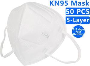 KN95 Mask Anti-Virus Mask Protective Face Masks for Adult - 50pcs