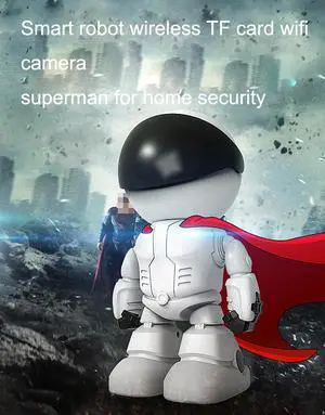 Wireless Red Robot WIFI Camera IP P2P CCTV Cam Baby Monitor Surveillance HD H.264  IR Night Vision for Android or IOS