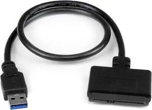 S SATA to USB Cable - USB 3.0 to 2.5 SATA III Hard Drive Adapter - External Converter for SSD/HDD Data Transfer (USB3S2SAT3CB) S SATA to USB Cable - USB 3.0 to 2.5 SATA III Hard Drive Adapter - External Converter for SSD/HDD Data Transfer (USB3S2SAT3CB)