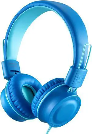 iRAG J01 Kids Headphones Wired On-Ear Foldable 3.5mm Jack Cord, Ocean Blue | Stereo, Tangle-Free 5ft Cord For iPad, Kindle Fire, Laptop, Tablet, Toddlers, Boys, Girls, School, Travel, Airplane iRAG J01 Kids Headphones Wired On-Ear Foldable 3.5mm Jack Cord, Ocean Blue | Stereo, Tangle-Free 5ft Cord For iPad, Kindle Fire, Laptop, Tablet, Toddlers, Boys, Girls, School, Travel, Airplane