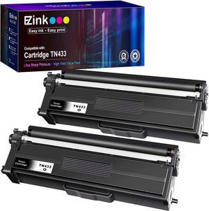 E-Z Ink (TM) Compatible Toner Cartridge Replacement for Brother TN-433 TN433 TN433bk TN431 compatible with HL-L8260CDW HL-L8360CDW MFC-L8610CDW MFC-L8900CDW (2 Pack, Black)