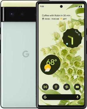 Google Pixel 6 Dual-SIM 128GB ROM + 8GB RAM (GSM | CDMA) Factory Unlocked 5G SmartPhone (Stormy Black)