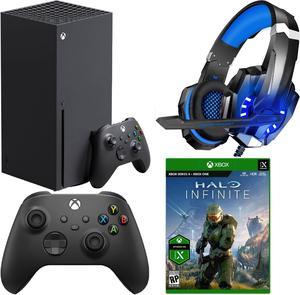 Microsoft Xbox X Console - Bundle with Controller, Ozeal Headset, and Halo Infinite Game
