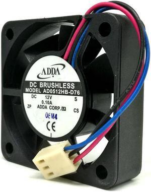For Adda 5010 AD0512HB-D76 12V dual ball 0.10A mute fan 5cm 50mm fan computer case power fan