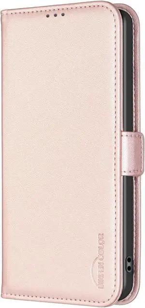 JJ & D Flip Leather Case for Samsung Galaxy A56 5G Cover Gold