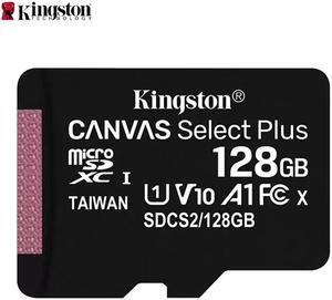 Kingston SDCS2 Class 10 High Speed 128GB Micro SD Card / TF Card Memory Card for Smartphones, Dashcam