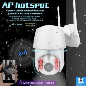 1080P-Full CCTV Outdoor Waterproof IP Action Camera Wifi  Infrared 1080P Wireless PTZ Surveillance Camera Wifi Dome Camera