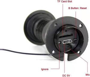 Door Eye Hole Security 1080P HD  1.7mm Lens Wide Angle FishEye CCTV Network Mini Peephole Door WifI  Camera P2P ONVIF