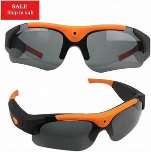 2020 HD 1080P 8GB/16GB/32GB Camera Smart Glasses Black/Orange Polarized Lens Sunglasses Camera Action Sport Video Camera Glasses