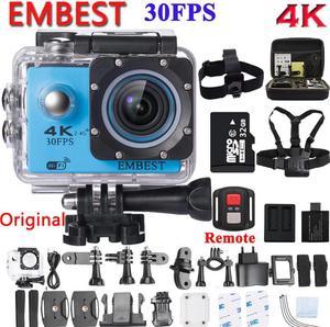 F60 / F60R Action camera Ultra HD 4K WiFi 1080P/60fps 2.0 LCD 170D Waterproof Helmet Action Camcorder With Remote Control