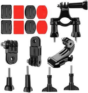 In 1 Action Camera Riding/Parachute/Gliding Set For Osmo Pocket Gimbal Action Camera Accessories(Flat Arc Base+J Mount+B