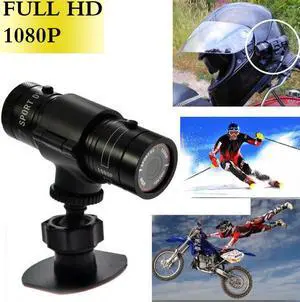 LAMJAD 2018 Hot Mini F9 HD Sports Camera Bike Motorcycle Helmet Sports Action Camera Video DV Full HD 1080p Sports Camera