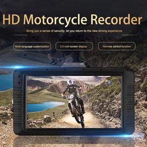 Motorcycle DVR SE100 3.0" Motorcycle Camera 1080P HD Dash Cam Moto Dual Lens Driving Recorder Bike Action Camera Sport