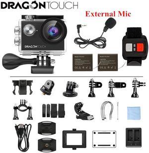 Touch 4K EIS Action Camera 16MP Vision 4 Support External Mic Underwater Camera Remote Control WiFi Sports Camera