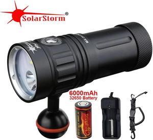 Video Light L2 UV LED Lamp 100M  Flashlights Scuba Dive Torch lanterna Searchlight For 32650 26650 18650 Optional