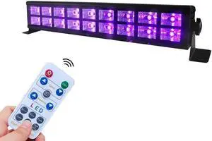 Stage Lights 27W/54W Disco Light Sound Activated UV Wash Lights Bar DMX Control Auto Play Strobe Effect Lamp Light For Party