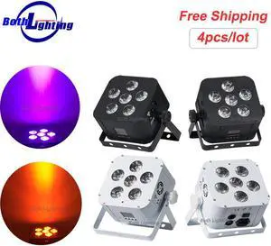 6*18w DMX Wireless Battery Powered LED Par Light RGBWA+UV 6in1 Color Led Wash Light DJ Lights Uplights