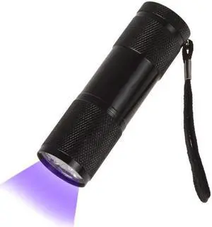 400Lm LED UV Counterfeit Light Fluorescent Agent Detection Lighting Ultraviolet Flashlight