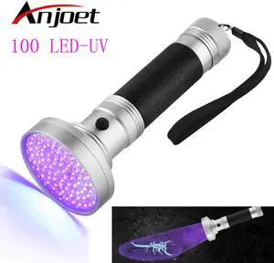 UV Flashlight Black Light,  21 51 100 LED 395 nM Ultraviolet Torch Blacklight Detector for Dry Pets Urine&Pet Stains&Bed Bug