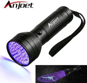 High quality UV Light 51LED 21LED 100LED UV Light 395-400nm LED UV Flashlight torch light lamp safety UV detection
