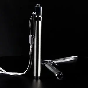 Flashlight Metal Portable Ultraviolet Flashlight UV Lamp Stainless Steel Detection LED Torch Powered use AAA Battery