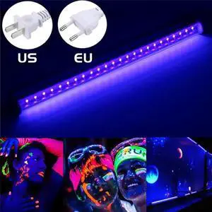 UV Black Light Fixtures DJ Equipment 30cm Black UV Light Bar 24  Strip Lights Party Club Stage Halloween Home Decor