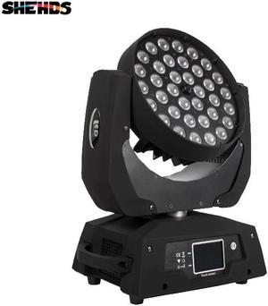 Washing Zoom Moving Head Light 36x12W/18W RGBW/+UV Touch Screen Suitable For DMX Stage Light Professional/KTV Effect Light