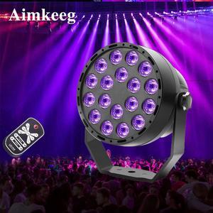 Ultraviolet Lighting Effects 18 LED Stage Light Effect DMX Par Light UV Projector Spotlight Sound Activated Disco Light