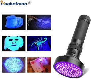 UV Flashlight 100/51/12 LED UV Torch 395-400nm Ultra Violet Light Blacklight UV Lamp for Pet Urine Detector Checker UV Flashlight 100/51/12 LED UV Torch 395-400nm Ultra Violet Light Blacklight UV Lamp for Pet Urine Detector Checker