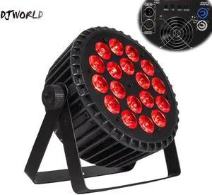 4pcs/lot Aluminum LED Par 18x18W/18x12W RGBWA+UV Light DMX 512 Control Stage Effect Lighting For Dj Disco Theater Party Lights