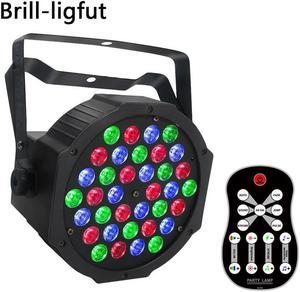 36 LED Stage Light Lumiere RGB LED Par Lights With DMX512 Sound Activated UV Disco Party Light Christmas Projector Strobe Light