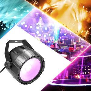 10W RGB UV COB LED Par Light Wireless Remote Control Stage Bright Smooth Lighting Lamp DJ DMX Lights for Party Bars Show
