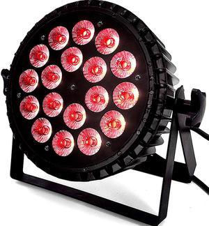 alloy 18x18W RGBWA UV 4in1 5in1 6in1 LED Par DMX512 For Discos Music Stage Effect Disco Lamp Stage Light