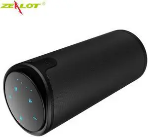 ZEALOT S8 Wireless Bluetooth Speakers Outdoor Column HIFI Stereo Subwoofer Music Box Portable high-power Speaker Support TF card