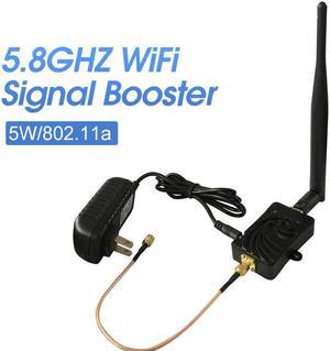 Signal Booster 5.8Ghz 5W 802.11 bluetooth Signal Extender  Repeater Broadband Amplifiers for Wireless Router Card