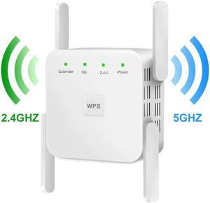 Wireless Wifi Repeater WiFi Extender 2.4G 5G AP Router Wi Fi Amplifier 5ghz Signal Repeater Wi-Fi Access Point
