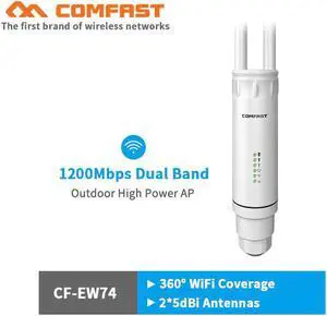 500mW High Power Outdoor WIFI Router/Access Point/CPE Dual Dand 2.4Ghz/5Ghz Outdoor AP 10dBi Antenna POE WIFI coverage AP