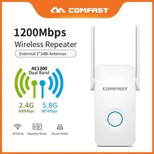 CF-WR752AC Dual Band 1200Mbps WiFi Extender repeater Internet Signal Booster Wireless wifi router 5GH Wi-Fi Range Extend antenna