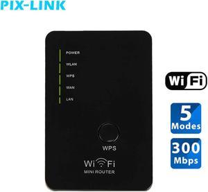 300Mbps Wireless Wifi Repeater Antenna AP Wireless-N 802.11N/G/B Network Router Range Expander Signal Booster 5 Mode US/EU plug