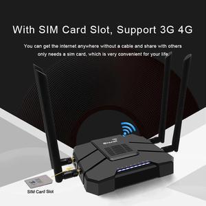 WE1326 3G 4G Modem With Sim Card Slot Dual Band Router MT7621A Chip 802.11AC 5GHz Wifi Repeater With 4 External Antennas