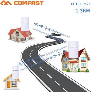 3KM Outdoor Wireless Wifi Extender 300Mbps Wifi Repeater/Router 2.4Ghz Wifi Network Booster long Wi fi Signal Amplifier Antenna
